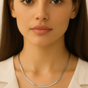 Beautiful Single Layer Silver Chain