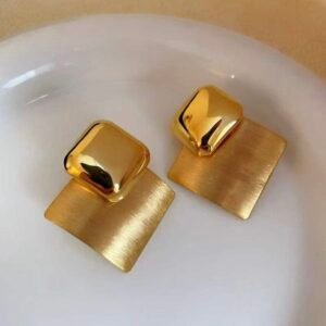 Korean Style Stainless Steel Stud Earrigns_KRNE013