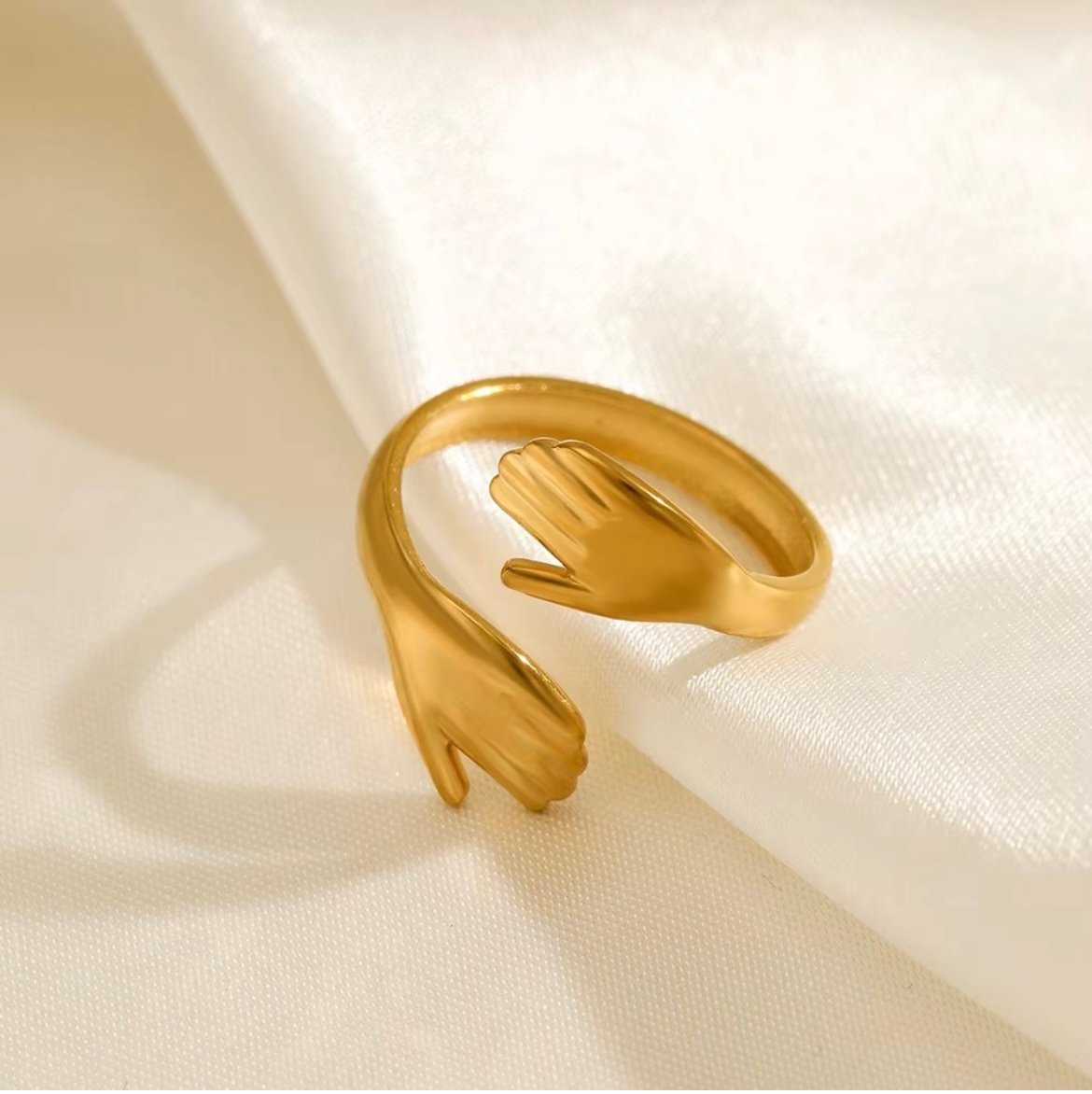 Fancy Design Hug Adjustable Ring For Dailywear & Partywear - Image 2