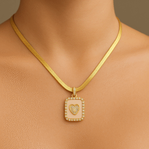 Traditional Design Gold Plated Pendant Chain For Dailywear / Partywear_C026
