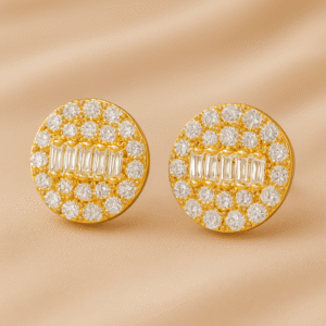 Diamond Look Dailywear Stud Earrings For Women_ADE013