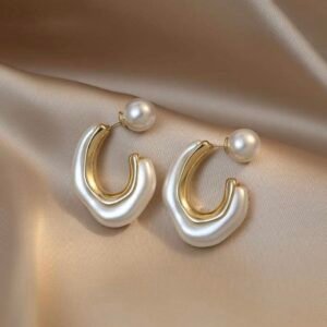 Elegant Design 2 Way Use Pearl Stud Earrigns For Dailywear & Partywear _KRNE020