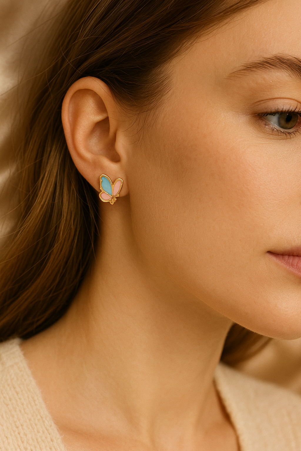 Beautiful Butterfly Design Earrings For Dailywear & Partywear_KRNE021 - Image 4