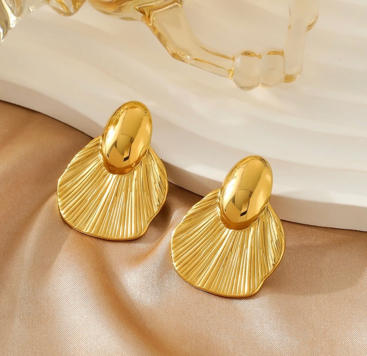 Korean Style Stainless Steel Stud Earrigns_KRNE023