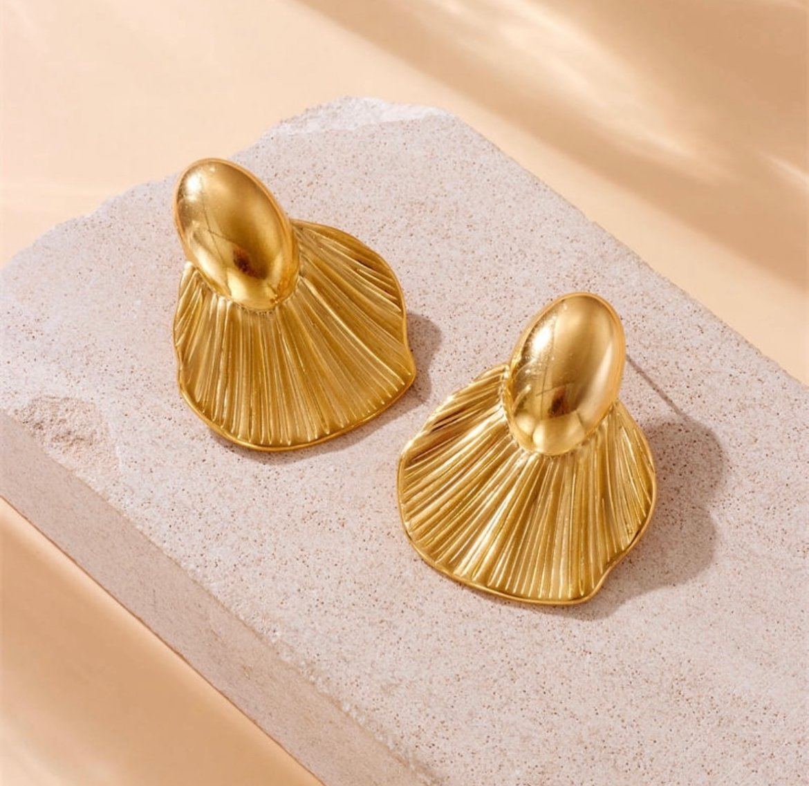 Korean Style Stainless Steel Stud Earrigns_KRNE023 - Image 2