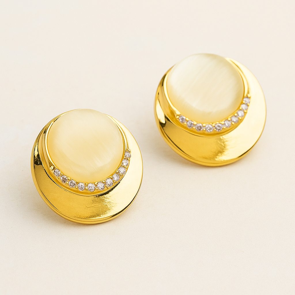 Diamond Look Dailywear Stud Earrings For Women_ADE023