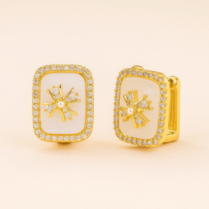 Diamond Look Dailywear Stud Earrings For Women_ADE022