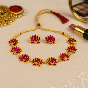 Beautiful Lotus Necklace_LTS001