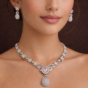 Pink Petal Cascade Set