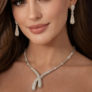 The Astra Diamond Necklace Set