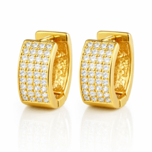 Swarna Sparkle Hoop Earrings