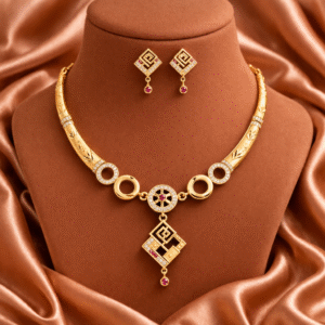 Royal Geometric Grace Necklace Set