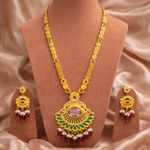 Heer Rajsi Kundan Pearl Drop Necklace Set