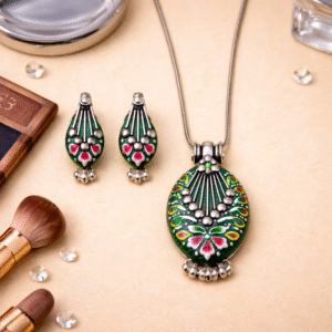 Haritika Floral Enamel Set